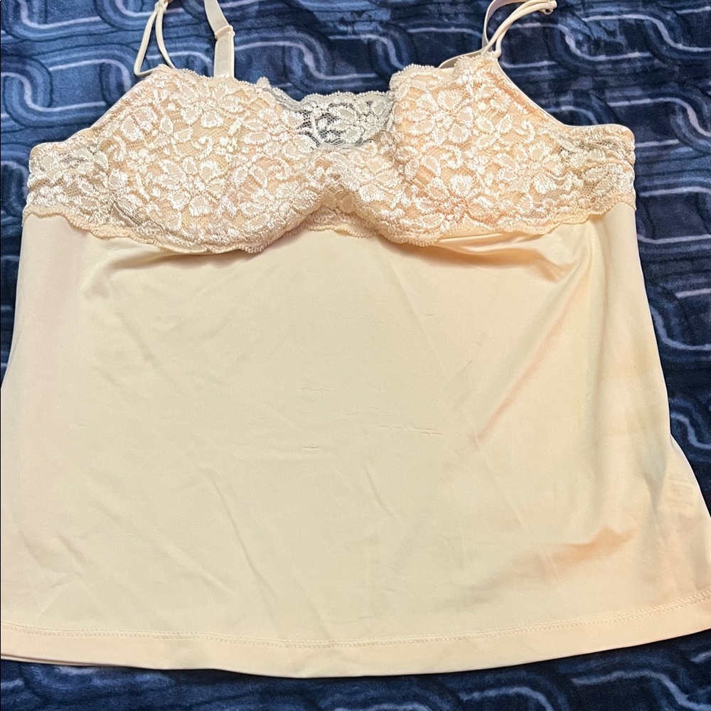 Elegant Cream Lace Camisole